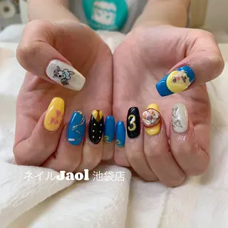 セミロング ネイルJaol 池袋のネイルデザイン
