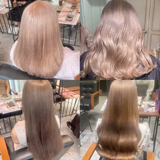 ミディアム カラー ヘアアレンジ ・˚✧すずね˚✧* lucia(ルチア)のマツエク・マツパデザイン