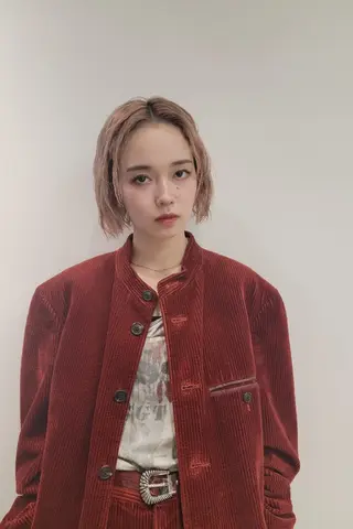 ミディアム OMA カタギシのヘアスタイル