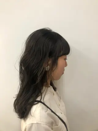 セミロング うる艶ヘア♡韓国好き 透明感　shotaのヘアスタイル