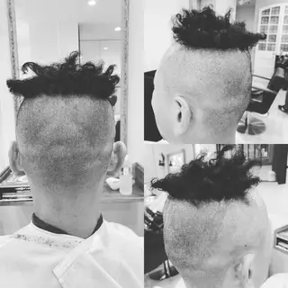 ショート パーマ メンズ 佐藤 俊夫のヘアスタイル