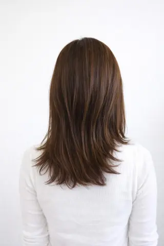 カラー ミディアム 白髪染め専門店 Recolorなおこのヘアスタイル