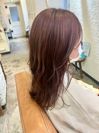ミディアム 心斎橋美容室 ARCHEあやかのヘアスタイル