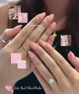 ミディアム Aila Nail ShinOkuboのネイルデザイン