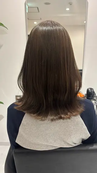 ミディアム カラー 🎀透明感× 赤み消し🎀正源のヘアスタイル