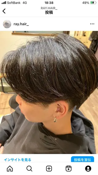 メンズ Ray hair 春日部のヘアスタイル