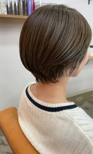 ショート ショートヘア、ボブ こやさん　コヤマのヘアスタイル