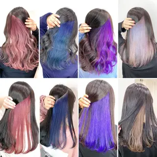 セミロング カラー 🌙HIZUKI🌙 ハイトーン 艶髪のヘアスタイル