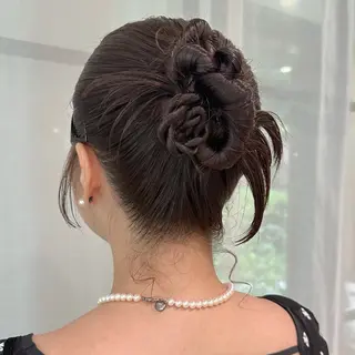 セミロング 平野恵/透明感カラー ブリーチ/ボブのヘアスタイル