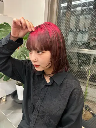 ショート カラー 盛れるカット🤍 🎀モモ🎀のヘアスタイル