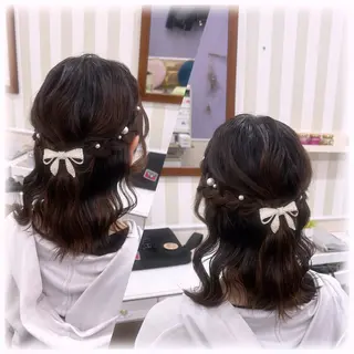 ヘアアレンジ ヘアセット 🤍AIRA🤍のヘアスタイル