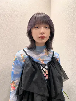ミディアム happy  man 🌸クロスパーマ🌸のヘアスタイル