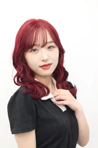 ミディアム カラー ヘアアレンジ 渋谷のブリーチカラー シェフ🧑‍🍳蓮のヘアスタイル