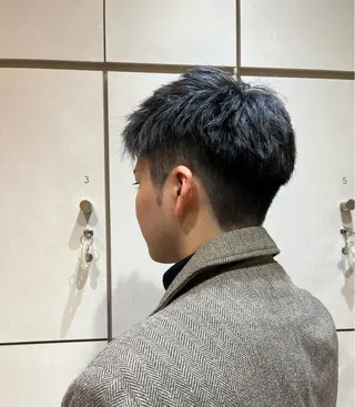 ショート メンズ ボブ/ショート/金田 夏葵のヘアスタイル