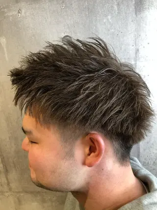ショート カラー パーマ ヘアアレンジ メンズ キッズ ネイル マツエク・マツパ EnBlesS西宮 マンツーマン神道有基のヘアスタイル
