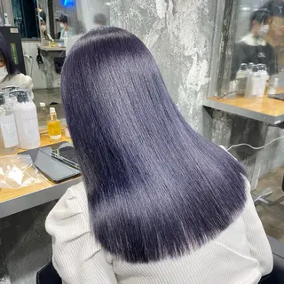 ロング カラー 🦋色落ち綺麗カラー メンズYUZU🦋‪のヘアスタイル