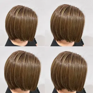 ショート カラー SALOWIN 新宿三丁目me+所属・レイヤー/ボブ/ パーマ/HARUKAのヘアスタイル