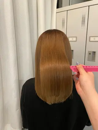 セミロング 透明感カラー🪡🤍 nanao🤍🪡のヘアスタイル