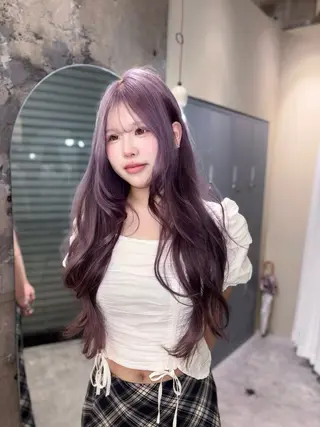 ロング カラー 名駅/GEM lit risaのヘアスタイル