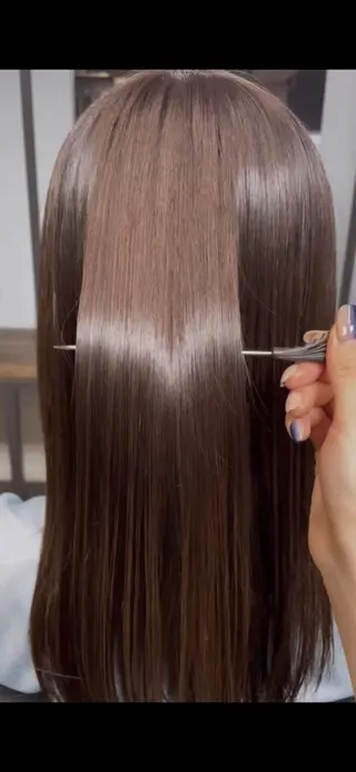 ロング 韓国カラー/縮毛矯正 /レイヤー🫧ユイカのヘアスタイル
