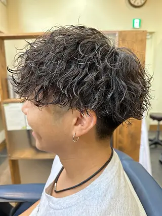 パーマ 石黒 理々花のヘアスタイル