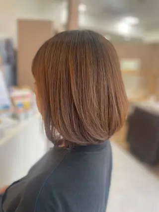 ミディアム 葭葉 久美子のヘアスタイル