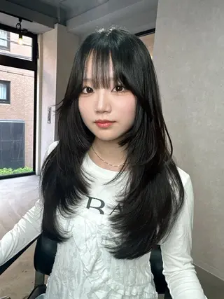 ロング カラー ワンホン/エクステ ケラチン/Kaitoのヘアスタイル