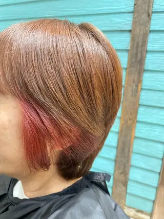 ショート 田中 彩華のヘアスタイル