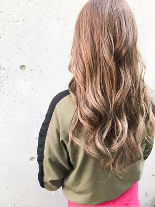 ロング カラー パーマ ヘアアレンジ メンズ キッズ マツエク・マツパ 田中 裕士のヘアスタイル