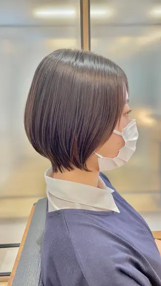 ショート シノハラ ガクト ショート/白髪ぼかしのヘアスタイル