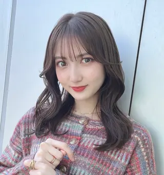 セミロング カラー 🌫️大人韓国ヘア 🌫️naoyaのヘアスタイル