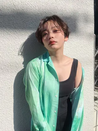 ショート keshiki🦋 Nanaのヘアスタイル