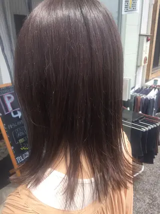 カラー 中山 ルミ子のヘアスタイル