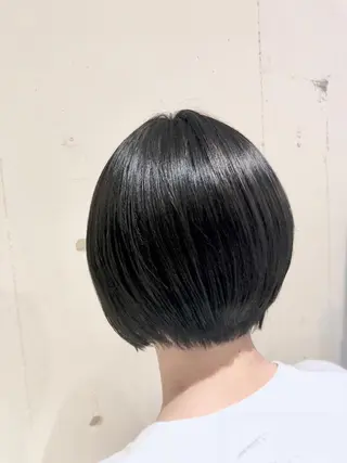ショート カラー パーマ ヘアアレンジ 【ツヤ髪美容師】 ツダケイスケのヘアスタイル