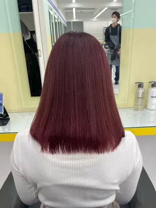 セミロング カラー 🦋色落ち綺麗カラー メンズYUZU🦋‪のヘアスタイル