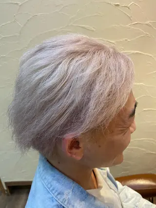 ショート カラー パーマ ヘアアレンジ メンズ キッズ ネイル マツエク・マツパ 🌈髪質改善・美髪矯 正・平野瀬乃🌈のヘアスタイル