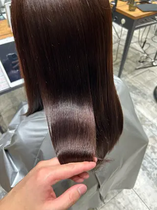 ロング カラー パーマ 新宿✨顔周りカット 韓国ヘア/坂本亜裟海のヘアスタイル