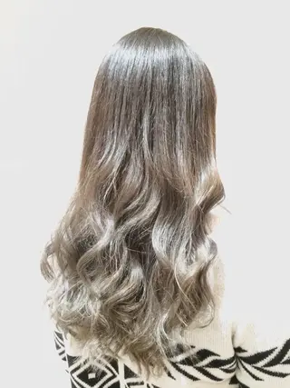 セミロング カラー ヘアアレンジ 👑指名率No.1 👑坂口飛翔のヘアスタイル