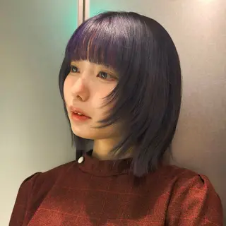 ショート カラー 柔め透明感血色カラー 暖色/レイヤー/ゆいのヘアスタイル