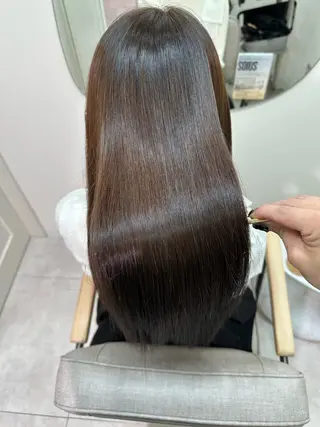 セミロング newi広島/ 尼子修也のヘアスタイル