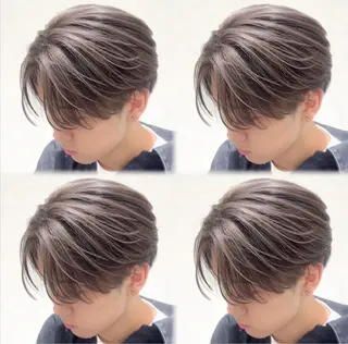 カラー メンズ kanon本厚木 シースルーマッシュのヘアスタイル