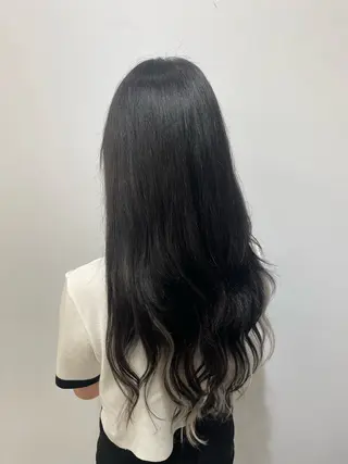 ロング 𝙃𝘼𝙍𝙐🎀 韓国×エクステのヘアスタイル