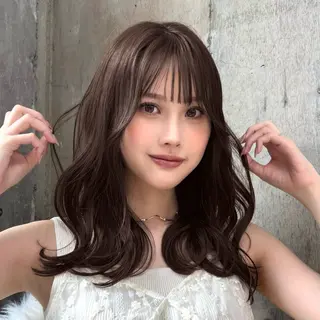 ロング カラー 暖色🍇/透明感/ 髪質改善/YUIKOのヘアスタイル