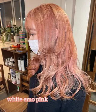 セミロング カラー レイヤーカット匠 イソザキノリユキのヘアスタイル