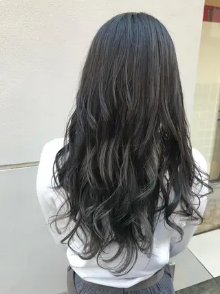 ロング 韓国　縮毛矯正 髪質改善　木村のヘアスタイル