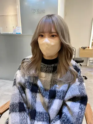 ロング カラー 渋谷で叶う美髪❤ ◎NATSUKI🤍のヘアスタイル
