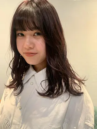 ロング カラー RISAKO レイヤーカット🎀のヘアスタイル