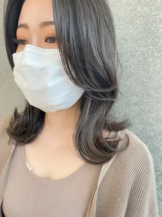 ミディアム 渋谷/ボブ×髪質改善 輝来のヘアスタイル