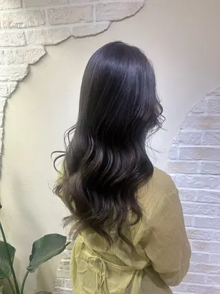 ロング 飯星慧斗 /ブリーチ、縮毛矯正のヘアスタイル