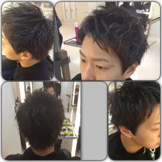 メンズ 似合わせ/代表 髪質改善/山田将大のヘアスタイル